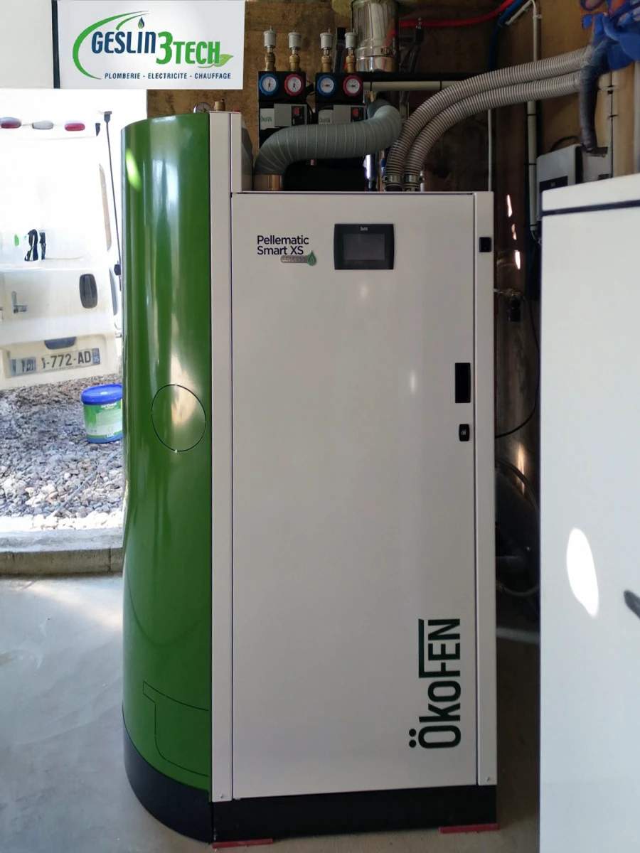 Cave ou sous-sol avec installation de chauffage central